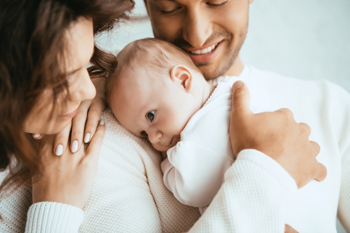 Mom, dad, and baby