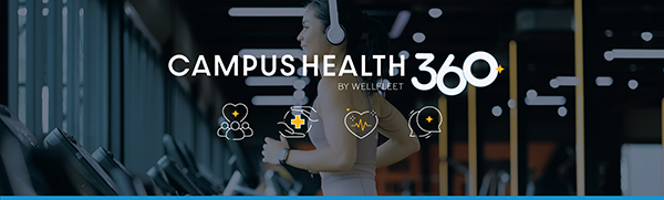 Student running on treadmill