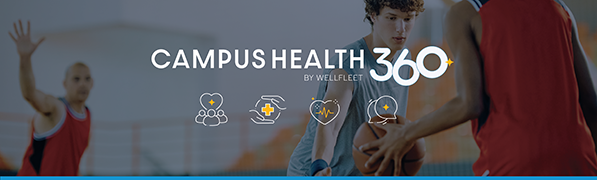 Students playing basketball