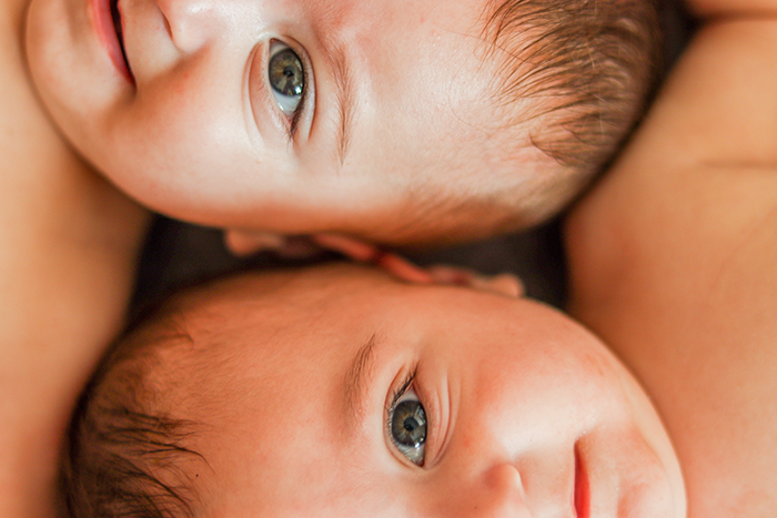 Twin babies
