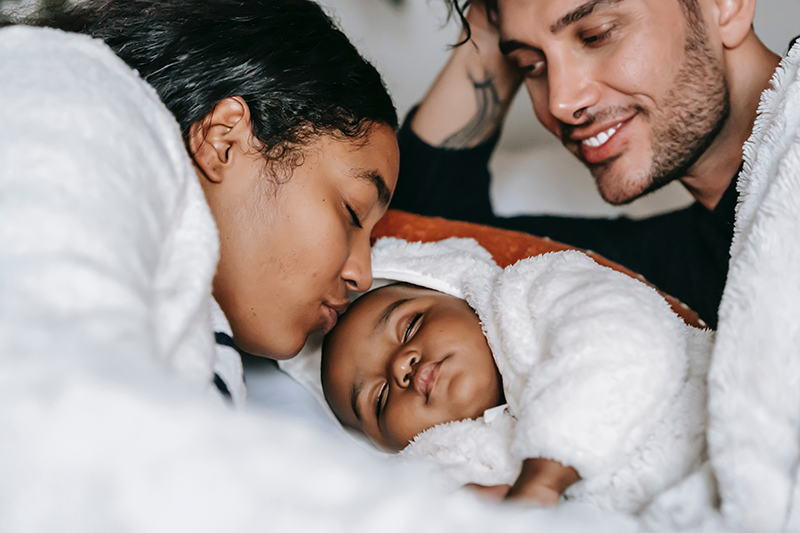 Parents with newborn